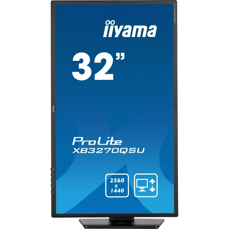 iiyama ProLite XB3270QSU-B1 kompiuterio monitorius 80 cm (31,5 col.) 2560 x 1440 pikselių Quad HD LED juodas