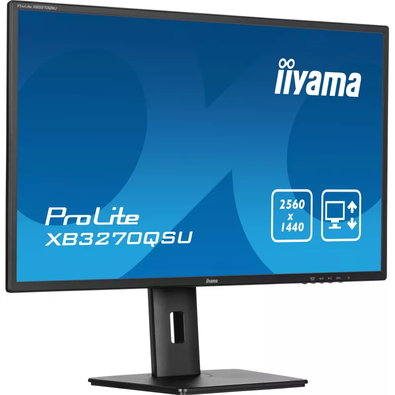 iiyama ProLite XB3270QSU-B1 kompiuterio monitorius 80 cm (31,5 col.) 2560 x 1440 pikselių Quad HD LED juodas
