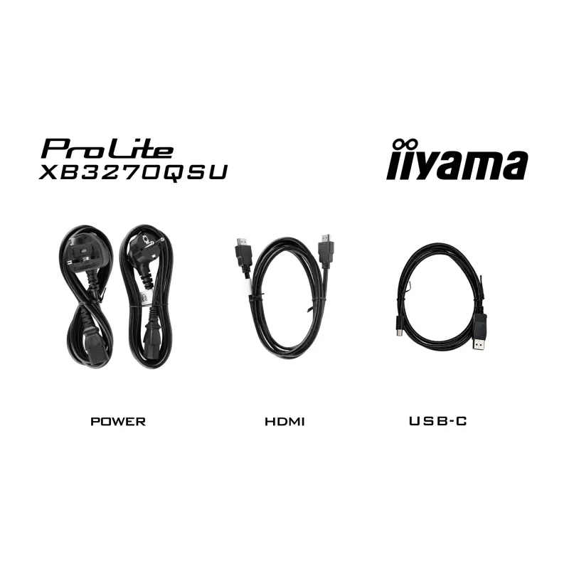 iiyama ProLite XB3270QSU-B1 kompiuterio monitorius 80 cm (31,5 col.) 2560 x 1440 pikselių Quad HD LED juodas