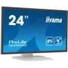 iiyama ProLite T2452MSC-W1 kompiuterio monitorius 61 cm (24 colių) 1920 x 1080 pikselių Full HD LCD jutiklinis ekranas Multi-user Baltas