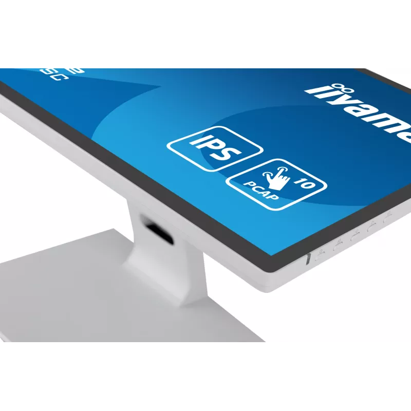 iiyama ProLite T2452MSC-W1 kompiuterio monitorius 61 cm (24 colių) 1920 x 1080 pikselių Full HD LCD jutiklinis ekranas Multi-user Baltas