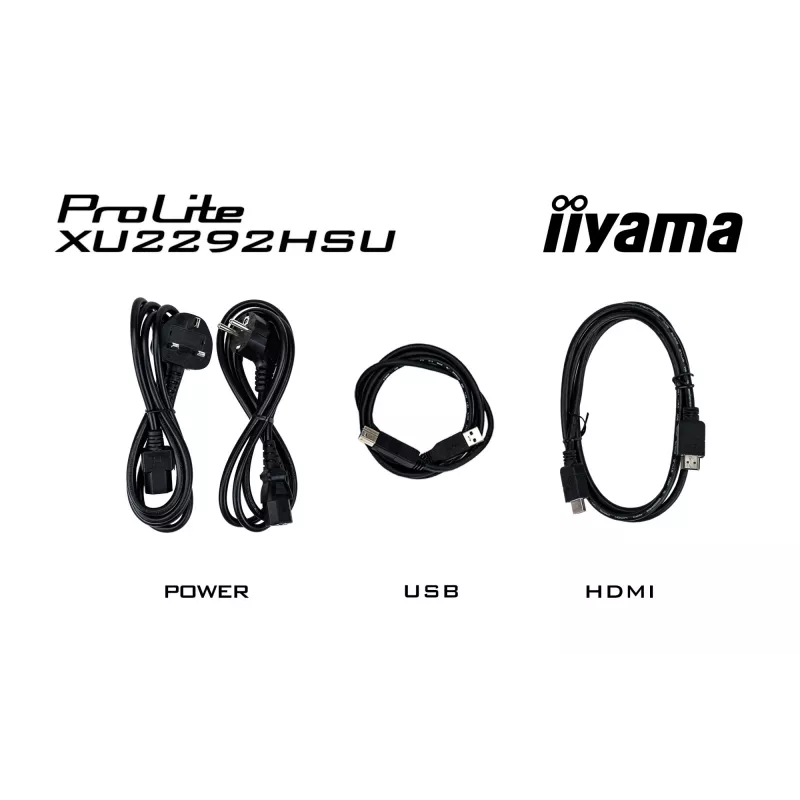 iiyama ProLite XU2292HSU-B6 kompiuterio monitorius 54,6 cm (21,5 col.) 1920 x 1080 pikselių Full HD LED juodas