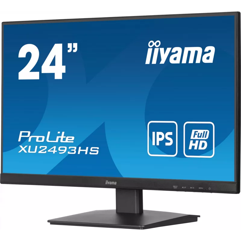 iiyama ProLite XU2493HS-B6 kompiuterio monitorius 60,5 cm (23,8 colio) 1920 x 1080 pikselių Full HD LED juodas