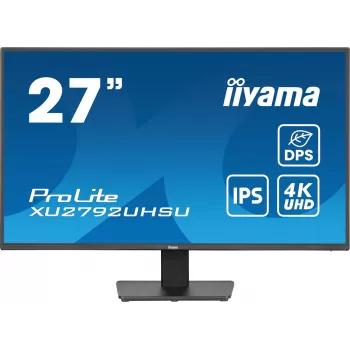 iiyama ProLite XU2792UHSU-B6 kompiuterio monitorius 68,6 cm (27 colių) 3840 x 2160 pikselių 4K Ultra HD LED juodas