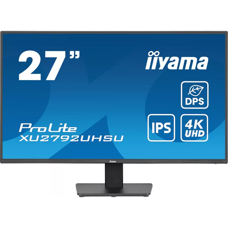 iiyama ProLite XU2792UHSU-B6 kompiuterio monitorius 68,6 cm (27 colių) 3840 x 2160 pikselių 4K Ultra HD LED juodas