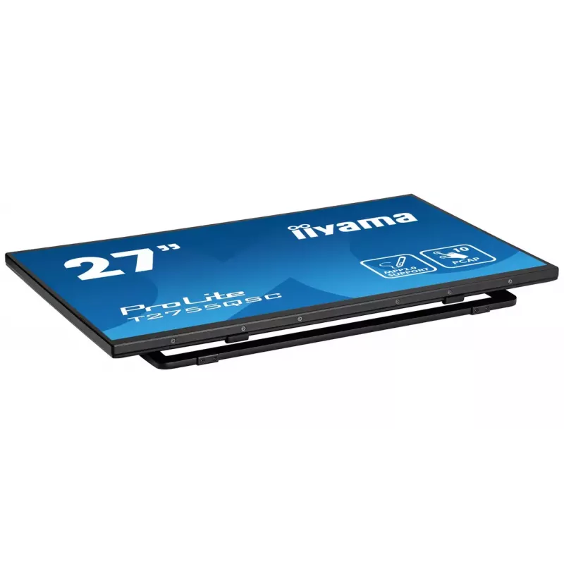 iiyama ProLite T2755QSC-B1 kompiuterio monitorius 68.6 cm (27 colių) 2560 x 1440 pikselių Quad HD LCD jutiklinis ekranas Juoda