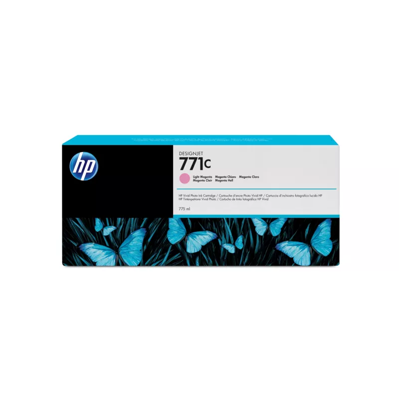 HP 771C 775 ml šviesiai purpurinė DesignJet rašalo kasetė