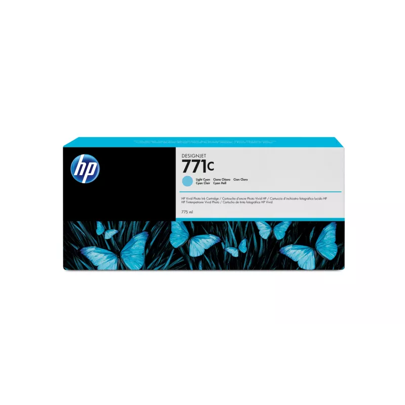 HP 771C 775 ml žydra „DesignJet“ rašalo kasetė