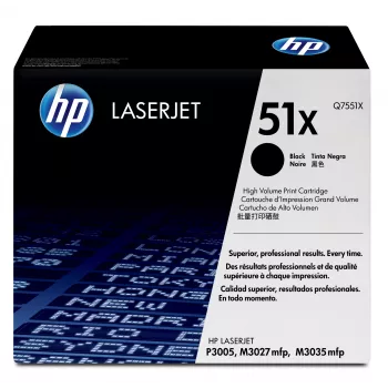 HP 51X didelio našumo juoda Originali LaserJet tonerio kasetė