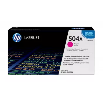 HP 504A purpurinis Originalius LaserJet dažų kasetė, 7000 puslapių, purpurinė, 1 vnt.