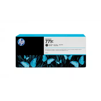 HP 771C 775-ml matinės juodos spalvos DesignJet rašalo kasetė