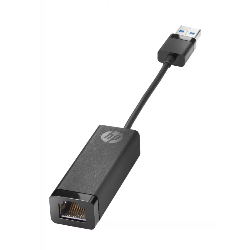 HP USB 3.0 į Gigabit RJ45 adapteris G2, laidinis, USB, Ethernet, juoda