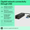 HP USB 3.0 į Gigabit RJ45 adapteris G2, laidinis, USB, Ethernet, juoda