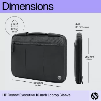 HP Renew Executive 14 colių nešiojamojo kompiuterio įmautė, 35,8 cm, vienspalvė