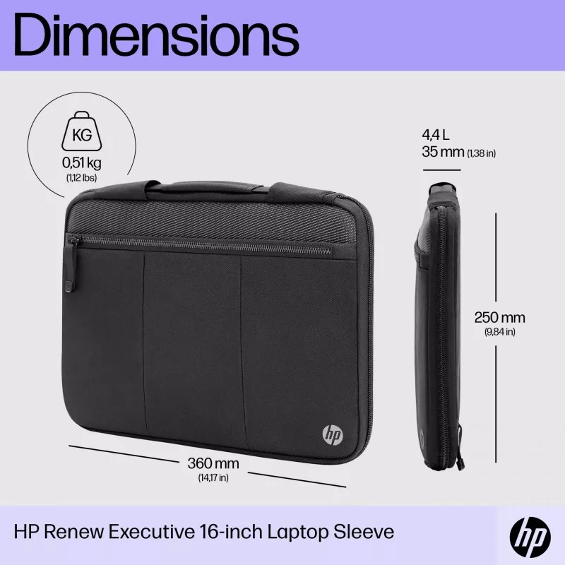 HP Renew Executive 14 colių nešiojamojo kompiuterio įmautė, 35,8 cm, vienspalvė