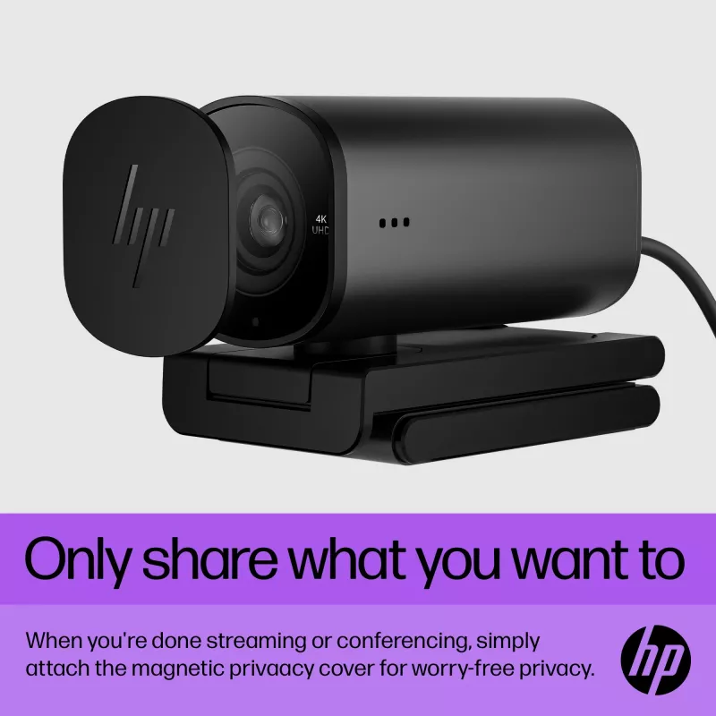 HP 325 FHD internetinė kamera, verslui, Windows 10, Windows 11, MacOS, 72 mm, 53,6 mm, 53,2 mm