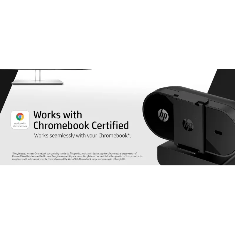 HP 325 FHD internetinė kamera, verslui, Windows 10, Windows 11, MacOS, 72 mm, 53,6 mm, 53,2 mm