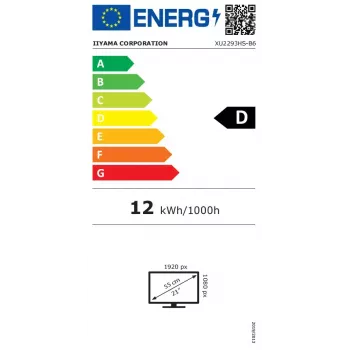 iiyama ProLite XU2293HS-B6 kompiuterio monitorius 54,6 cm (21,5 colio) 1920 x 1080 pikselių Full HD LED juodas