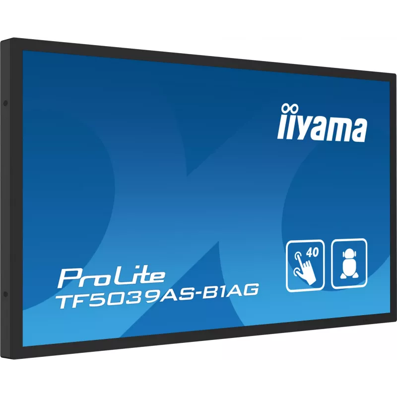 iiyama TF5039AS-B1AG kompiuterio monitorius 125,7 cm (49,5 colio) 3840 x 2160 pikselių 4K Ultra HD LED jutiklinis ekranas juodas