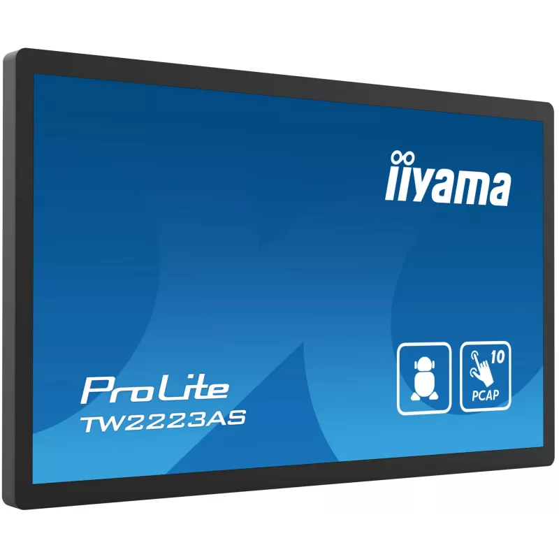 iiyama TW2223AS-B2 Interaktyvus skelbimų ekranas 54,6 cm (21,5 colio) „Full HD“ 345 cd/m², liečiamasis, su įmontuotu procesoriumi, „Android“, 24/7