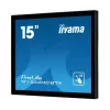 iiyama TF1534MC-B7X kompiuterio monitorius 38,1 cm (15 colių) 1024 x 768 pikselių XGA LED jutiklinis ekranas, skirtas keliems vartotojams, juodos spalvos