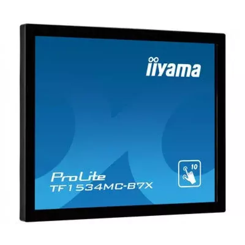 iiyama TF1534MC-B7X kompiuterio monitorius 38,1 cm (15 colių) 1024 x 768 pikselių XGA LED jutiklinis ekranas, skirtas keliems vartotojams, juodos spalvos