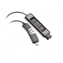 USB adapter POLY 784P9AA USB-A į USB-C laidas 1500 mm juodas