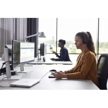 HP Poly EncorePro 520V dvikanalė ausinė VoiceTube +Quick Disconnect