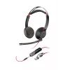 HP Poly Blackwire 5220 Stereo USB-C ausinės + 3,5 mm kištukas + USB-C/A adapteris (didmeninė prekė)