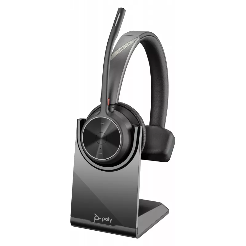 HP Poly Voyager 4310 USB-C ausinės + BT700 adapteris + įkrovimo stovas