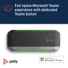 HP Poly Sync 40 Microsoft Teams sertifikuotas garsiakalbis, sidabrinis, Windows 10, Windows 11, MacOS, 30 h, RoHS, Federalinė ryšių komisija (FCC), CE, 38 mm