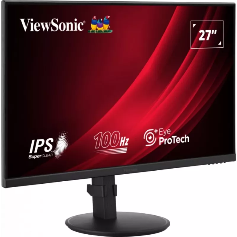 Viewsonic VG2708A kompiuterio monitorius 68.6 cm (27 col.) 1920 x 1080 pikselių Full HD LED juodas