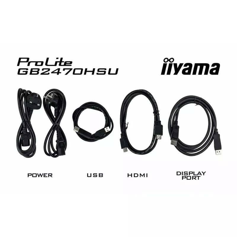 iiyama G-MASTER GB2470HSU-B6 kompiuterio monitorius 60,5 cm (23,8 colio) 1920 x 1080 pikselių Full HD LCD juodas