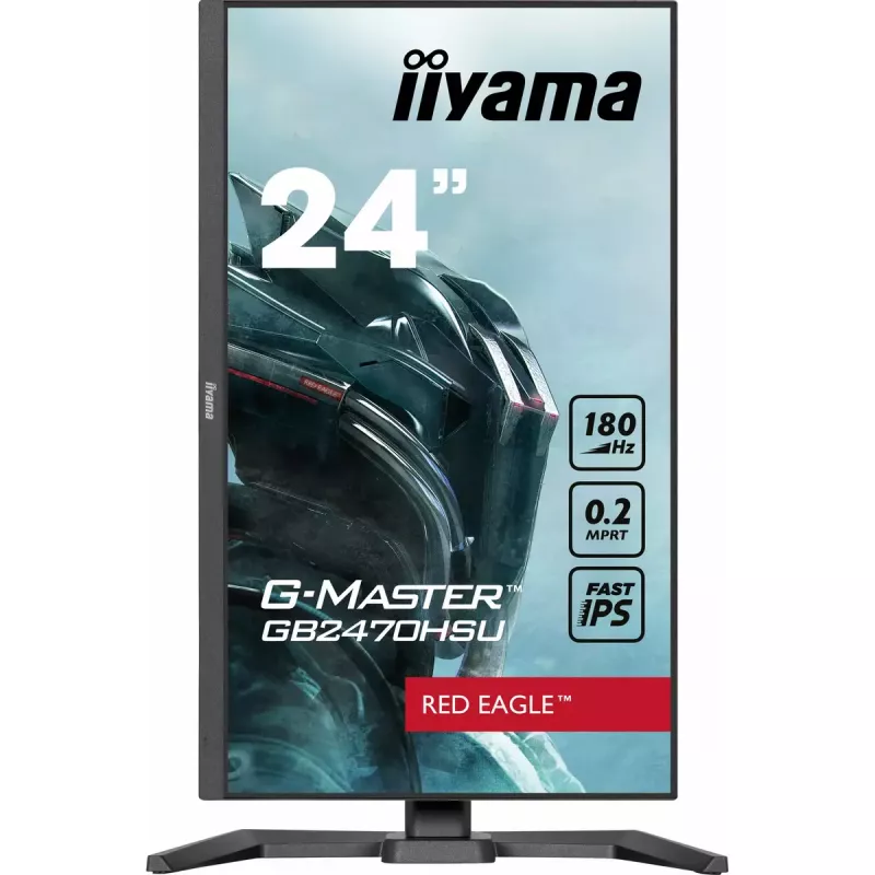 iiyama G-MASTER GB2470HSU-B6 kompiuterio monitorius 60,5 cm (23,8 colio) 1920 x 1080 pikselių Full HD LCD juodas