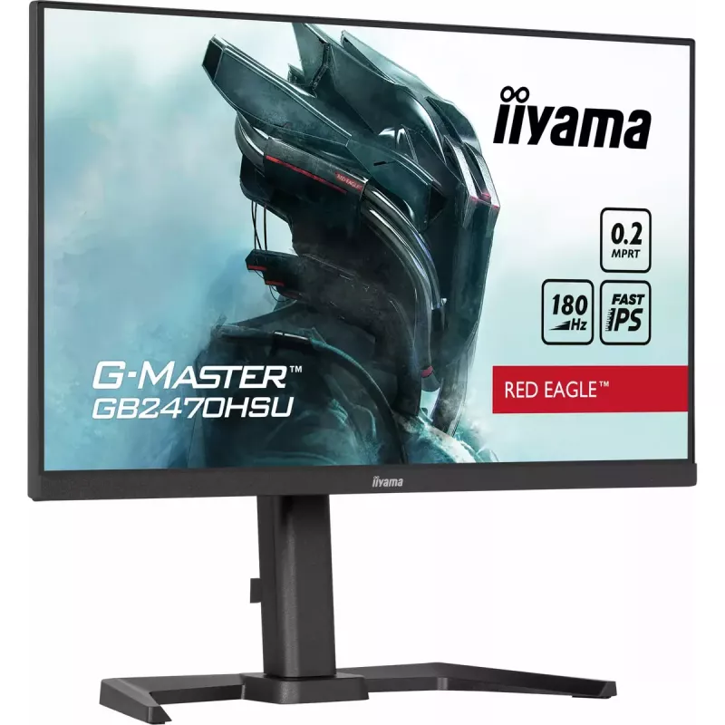 iiyama G-MASTER GB2470HSU-B6 kompiuterio monitorius 60,5 cm (23,8 colio) 1920 x 1080 pikselių Full HD LCD juodas