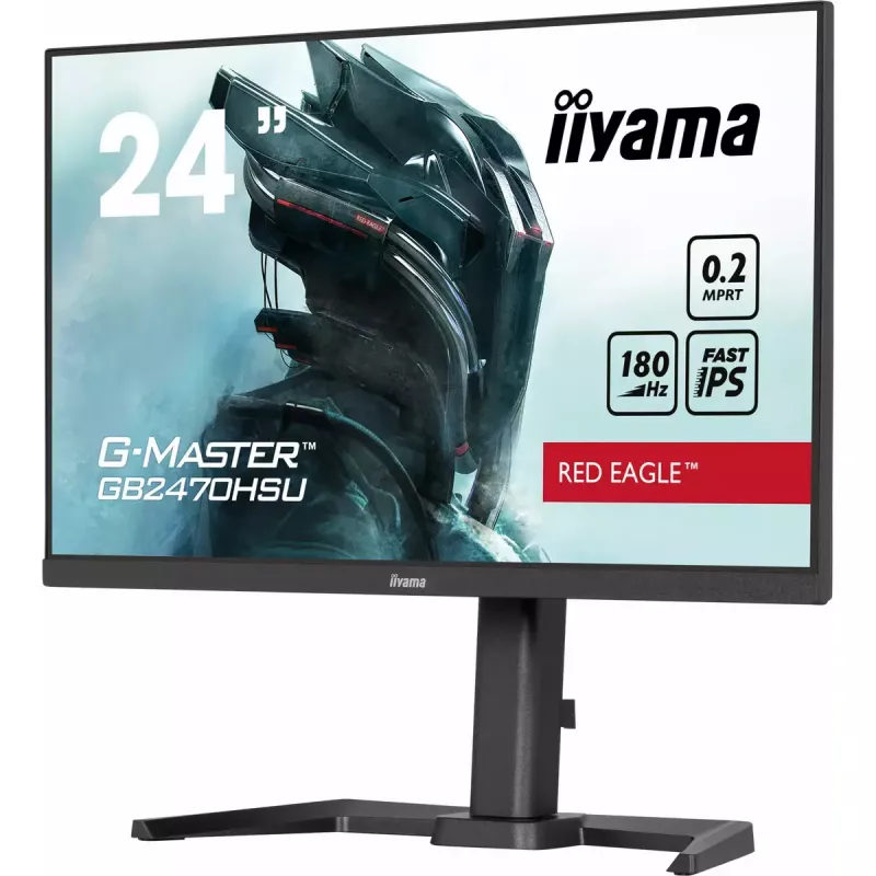iiyama G-MASTER GB2470HSU-B6 kompiuterio monitorius 60,5 cm (23,8 colio) 1920 x 1080 pikselių Full HD LCD juodas