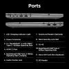 HP ZBook Power G11 A AMD Ryzen™ 7 8845HS 40,6 cm (16 col.) WQXGA 32 GB DDR5-SDRAM NVIDIA RTX A1000 Wi-Fi 6E (802.11ax) Windows 11 Pro AI PC