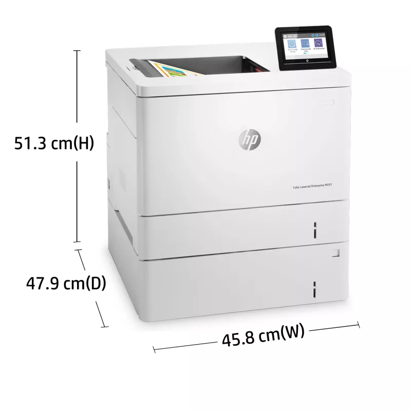 HP Color LaserJet Enterprise M555x, Laser, Spalvotas, 1200 x 1200 DPI, A4, 38 ppm, Dvipusis spausdinimas