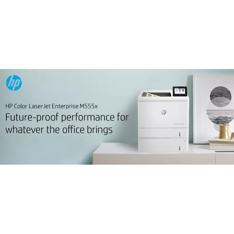 HP Color LaserJet Enterprise M555x, Laser, Spalvotas, 1200 x 1200 DPI, A4, 38 ppm, Dvipusis spausdinimas