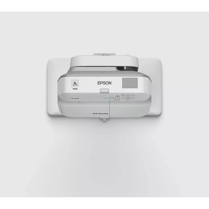 Epson EB-685W itin trumpo fokusavimo projektorius 3500 ANSI liumenų 3LCD WXGA (1280x800) Baltas, Pilkas