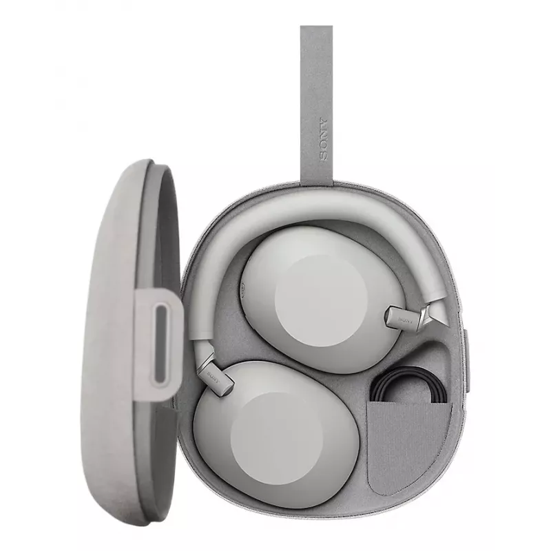 Sony WH-1000XM6 ausinės su laidu ir belaidžiu ryšiu, ant galvos, skambučiams/muzikai/sportui/kasdienai, USB Type-C, Bluetooth, pilka