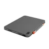 LOGITECH Folio Touch klaviatūros dėklas su apšvietimu ir jutikliniu kilimėliu Oxford Grey, skirtas iPad Air (4 kartos), vokiška QWERTZ