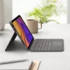 LOGITECH Folio Touch klaviatūros dėklas su apšvietimu ir jutikliniu kilimėliu Oxford Grey, skirtas iPad Air (4 kartos), vokiška QWERTZ