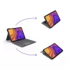 LOGITECH Folio Touch klaviatūros dėklas su apšvietimu ir jutikliniu kilimėliu Oxford Grey, skirtas iPad Air (4 kartos), vokiška QWERTZ
