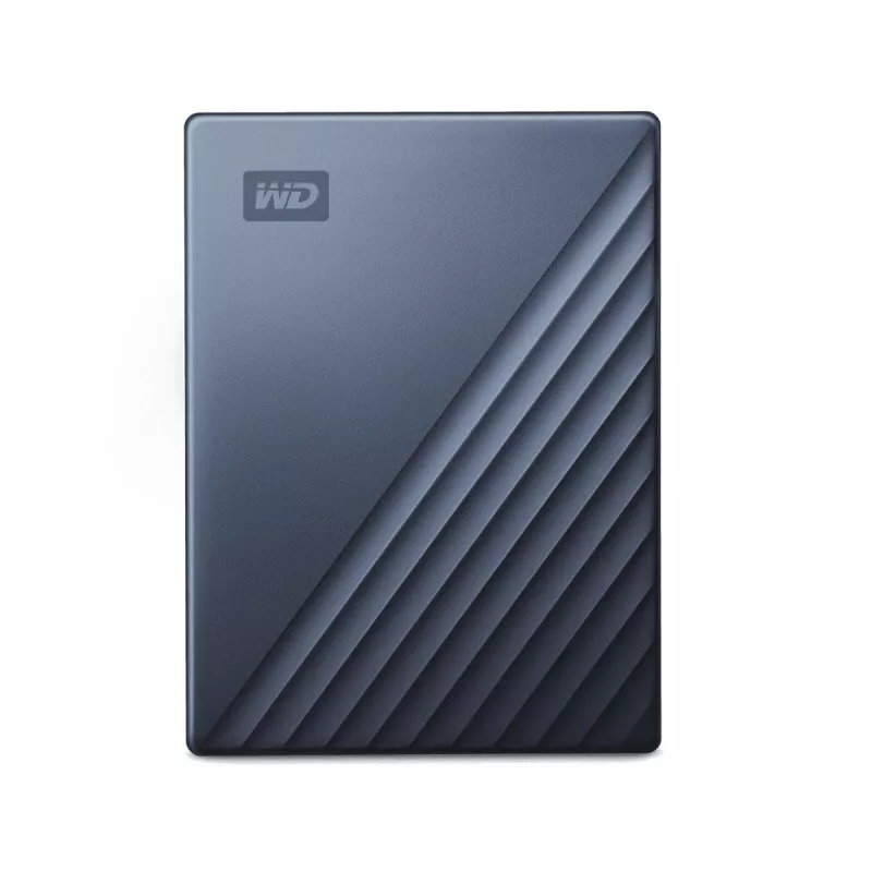 WESTERN DIGITAL Hard Drive - MY PASSPORT ULTRA - 5 TB - USB-C 3.2 Gen 1 - Blue