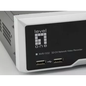 LevelOne NVR-1332 4 vietų tinklo vaizdo registratorius H.265 32 kanalai 3840x2160