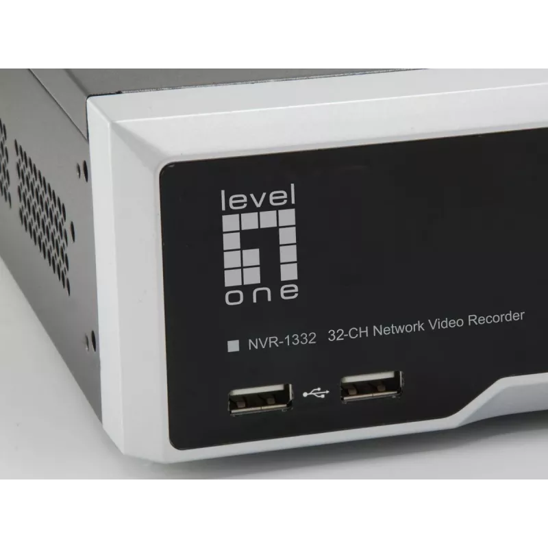 LevelOne NVR-1332 4 vietų tinklo vaizdo registratorius H.265 32 kanalai 3840x2160