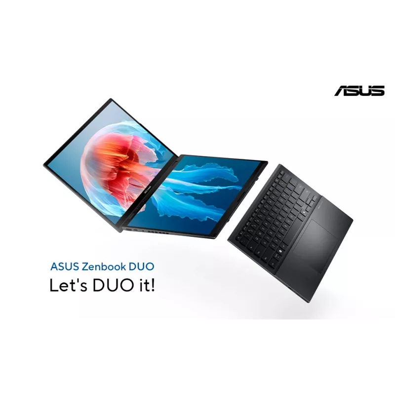 Hibridinis nešiojamasis kompiuteris ASUS Zenbook Duo UX8406CA-PZ068X 14 colių Intel Core Ultra 9 32 GB RAM 2 TB SSD Windows 11 Pro