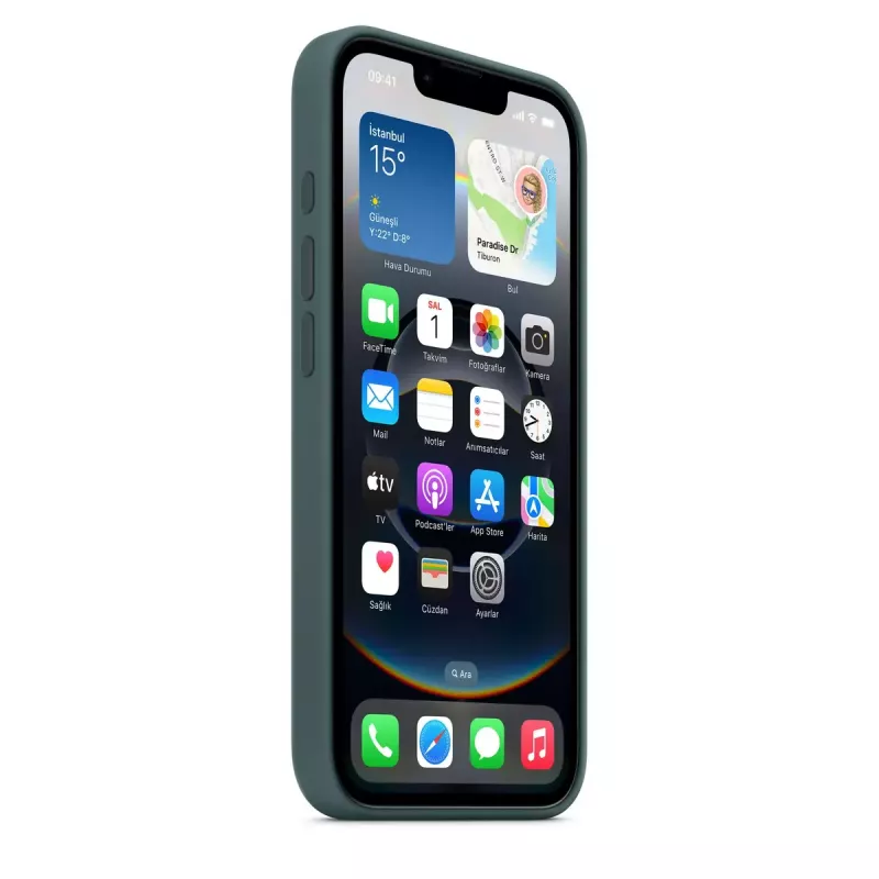 APPLE Apple Silikoninis Dėklas iPhone 16e Lake Green