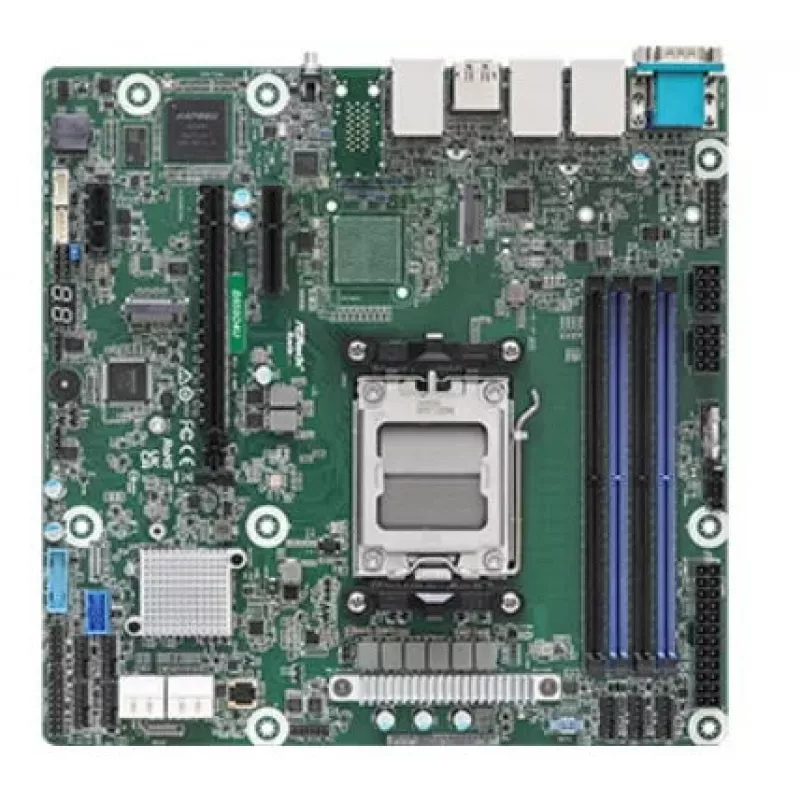 Motininė plokštė ASRock B650D4U micro ATX Server AMD B650 Express Socket AM5 DDR5, 4x DIMM, 32GB, 2x LAN, IPMI, 4x SATA III, M.2